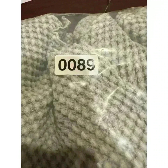 Denim & Roses Womens Waffle Swing Jacket Open Front Gray Lagenlook Layer - Picture 10 of 10